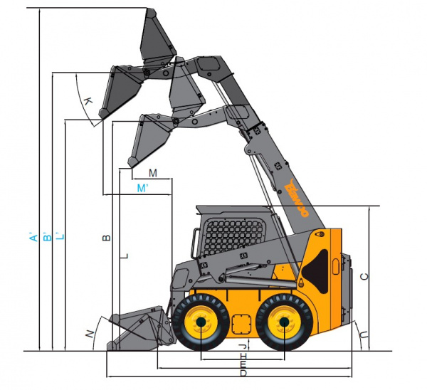 Bawoo M50 габарит